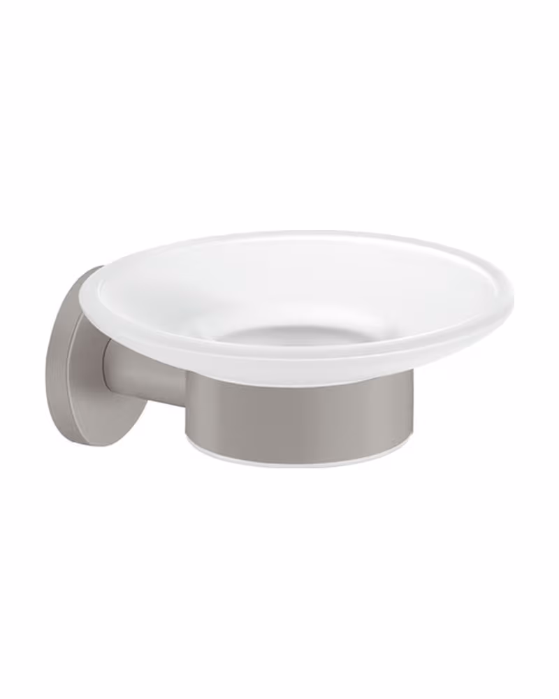 Σαπουνοθήκη Επιτοίχια Sanco Ergon 25902-M104 Cement Gray Mat 12,5x14x6cm