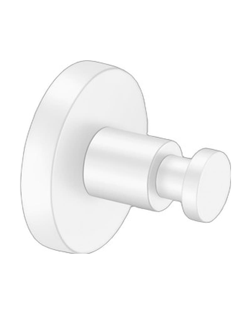 Άγκιστρο μονό Sanco Ergon 25908-Μ101 Ματ Λευκό 5,5x5,5x5,5cm