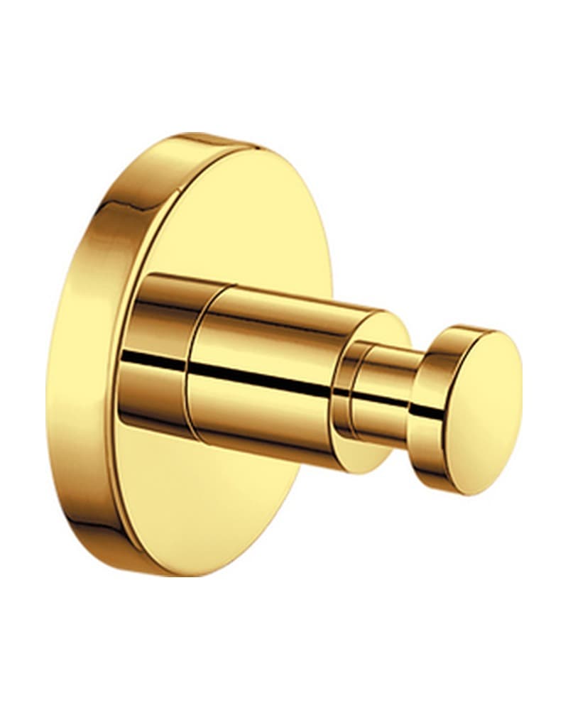Άγκιστρο μονό Sanco Ergon 25908-PVD-02PL PVD Golden Brass Polished 5,5x5,5x5,5cm