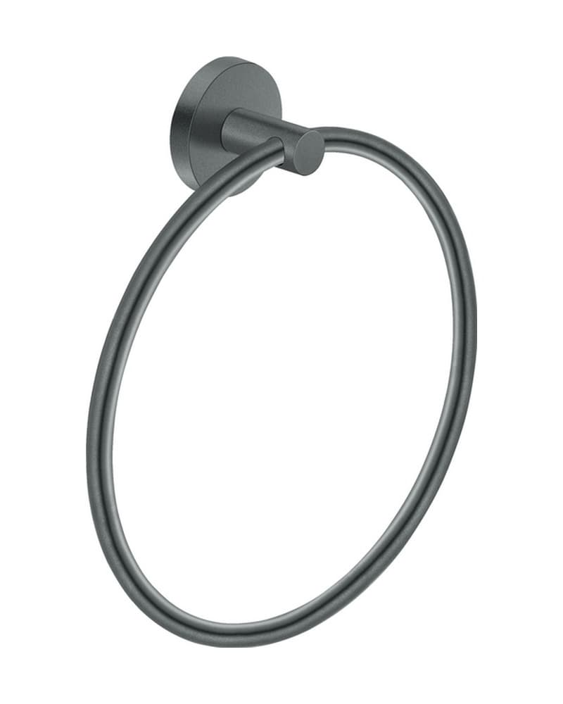 Κρίκος Πετσέτας Sanco Ergon 25909-Μ118 Anthracite Grained 20,5x5x22,5cm