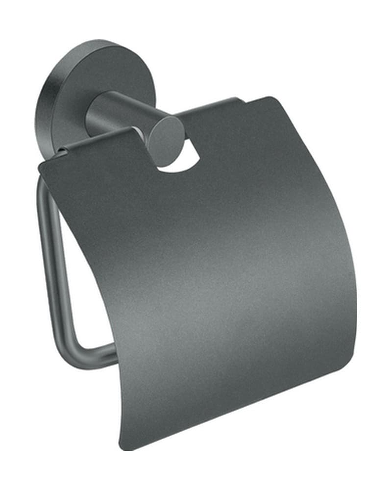 Χαρτοθήκη με καπάκι Sanco Ergon 25917-Μ118 Anthracite Grained 14,5x7x13,5cm