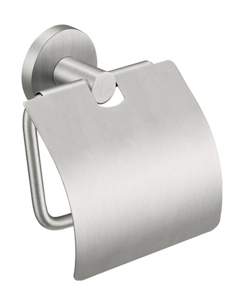 Χαρτοθήκη με καπάκι Sanco Ergon 25917-PVD-11BR PVD Nickel Steel 14,5x7x13,5cm