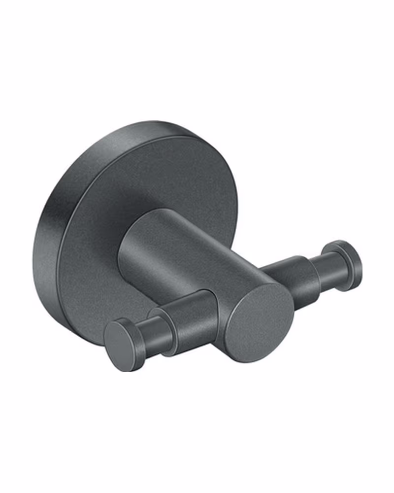 Άγκιστρο διπλό Sanco Ergon 25918-Μ118 Anthracite Grained 7x5x5,5cm