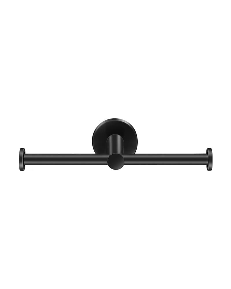 Χαρτοθήκη Διπλή Sanco Ergon 25926-Μ116 Ματ Μαύρο 25x7x5,5cm