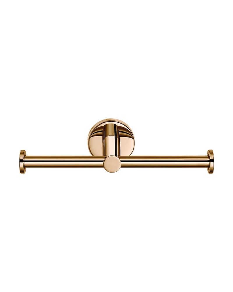 Χαρτοθήκη Διπλή Sanco Ergon 25926-PVD-01PL PVD Warm Bronze Polished 25x7x5,5cm