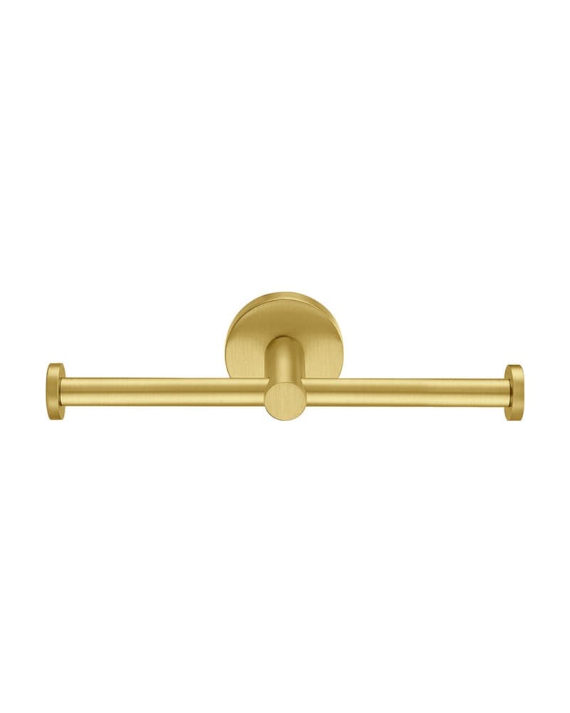 Χαρτοθήκη Διπλή Sanco Ergon 25926-PVD-02BR PVD Golden Brass Brushed 25x7x5,5cm