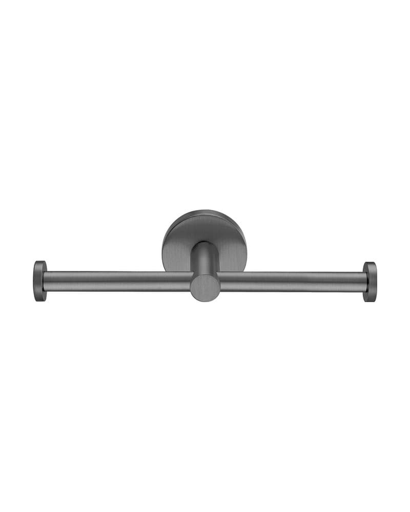 Χαρτοθήκη Διπλή Sanco Ergon 25926-PVD-05BR PVD Gun Metal Brushed 25x7x5,5cm