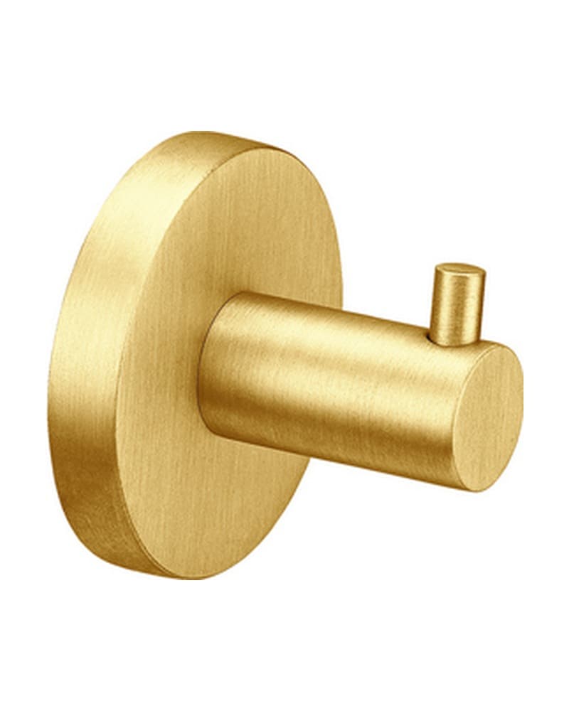 Άγκιστρο μονό Sanco Ergon 25928-PVD-02BR PVD Golden Brass Brushed 5,5x4,5x5,5cm