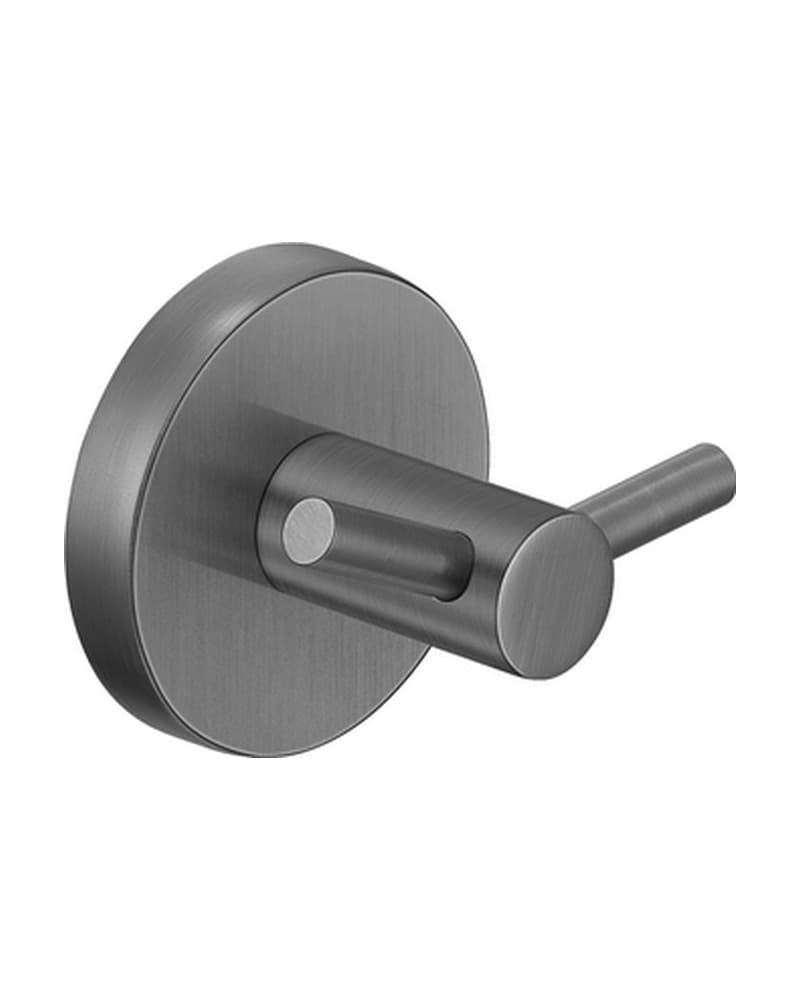 Άγκιστρο διπλό Sanco Ergon 25948-PVD-05BR PVD Gun Metal Brushed 6x4,5x5,5cm