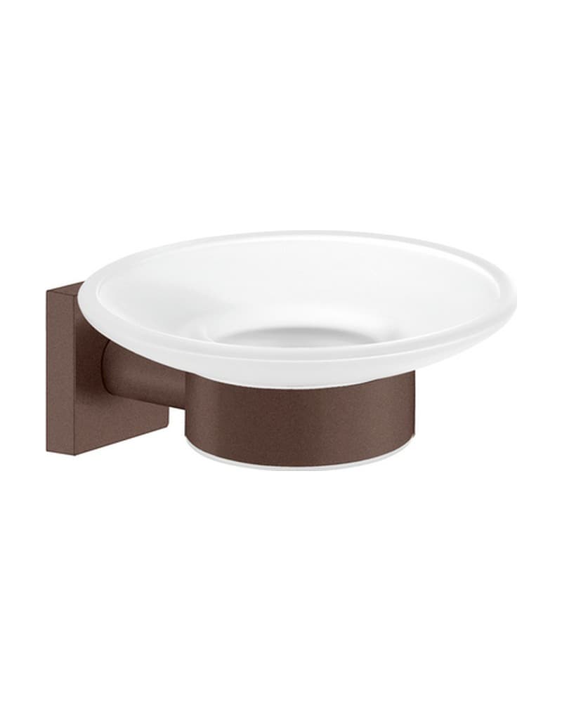 Σαπουνοθήκη Επιτοίχια Sanco Iconic 26702-Α75 Wenge Grained 12,5x14x5,5cm