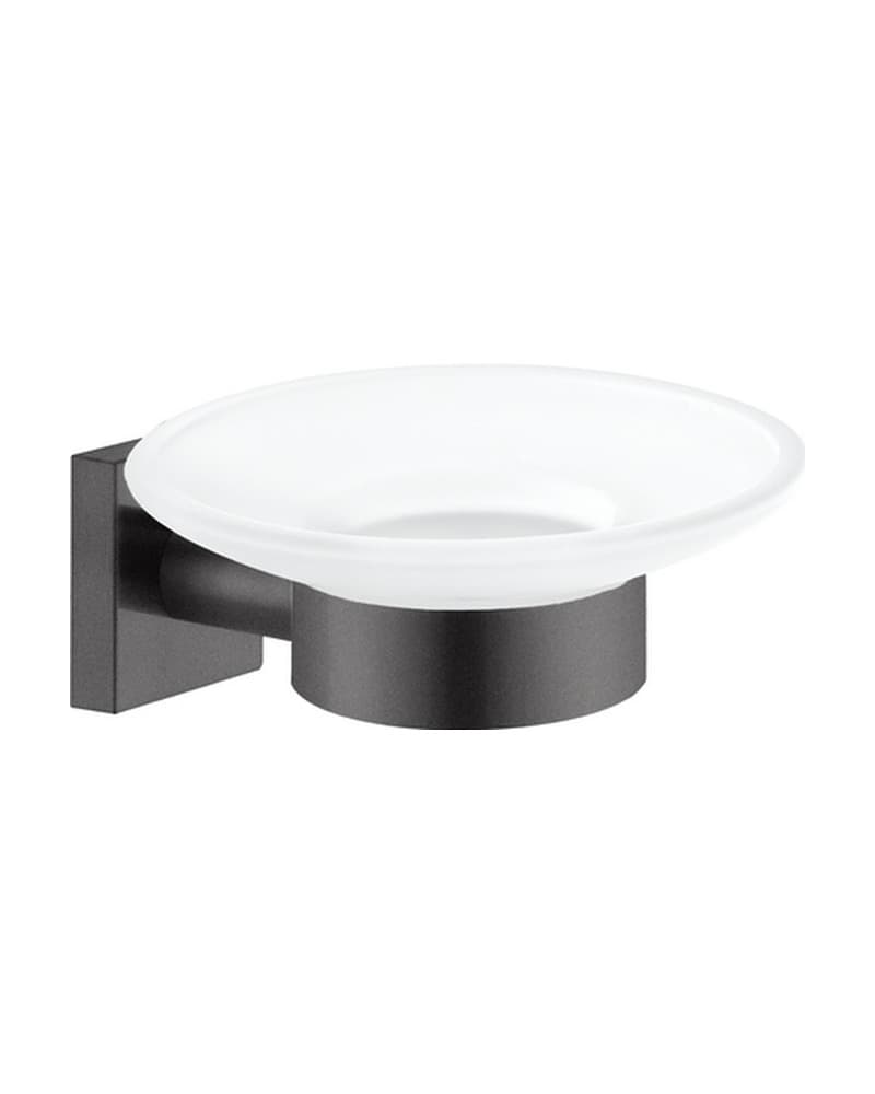 Σαπουνοθήκη Επιτοίχια Sanco Iconic 26702-122 Graphite Dark 12,5x14x5,5cm