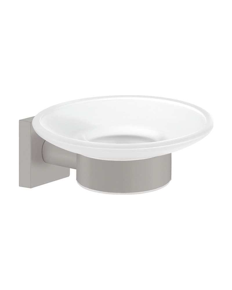 Σαπουνοθήκη Επιτοίχια Sanco Iconic 26702-M104 Cement Gray Mat 12,5x14x5,5cm