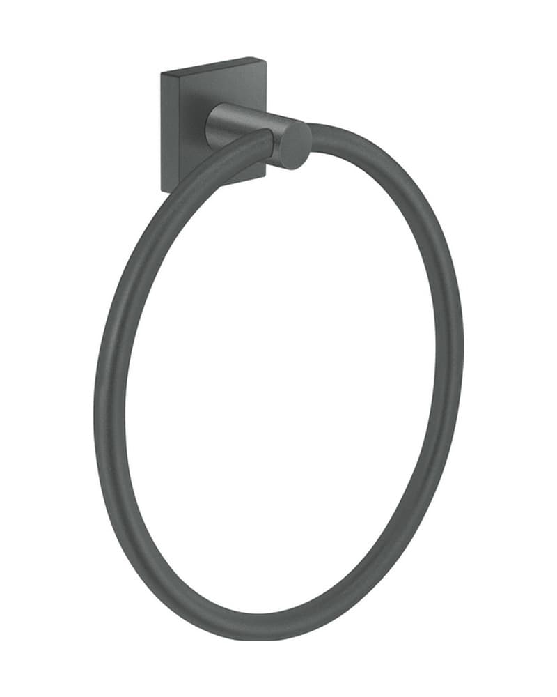 Κρίκος Πετσέτας Sanco Iconic 26709-Μ118 Anthracite Grained 20,5x5x22cm