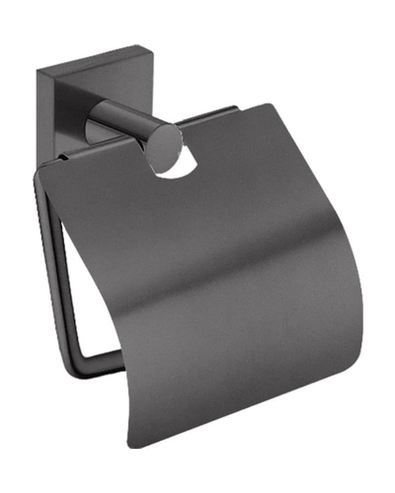 Χαρτοθήκη με καπάκι Sanco Iconic 26717-122 Graphite Dark 14x7,5x12,5cm