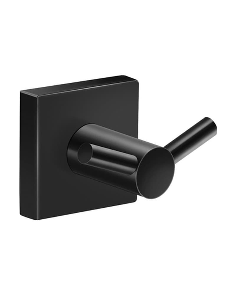 Άγκιστρο διπλό Sanco Iconic 26748-Μ116 Ματ Μαύρο 6x4,5x4,5cm