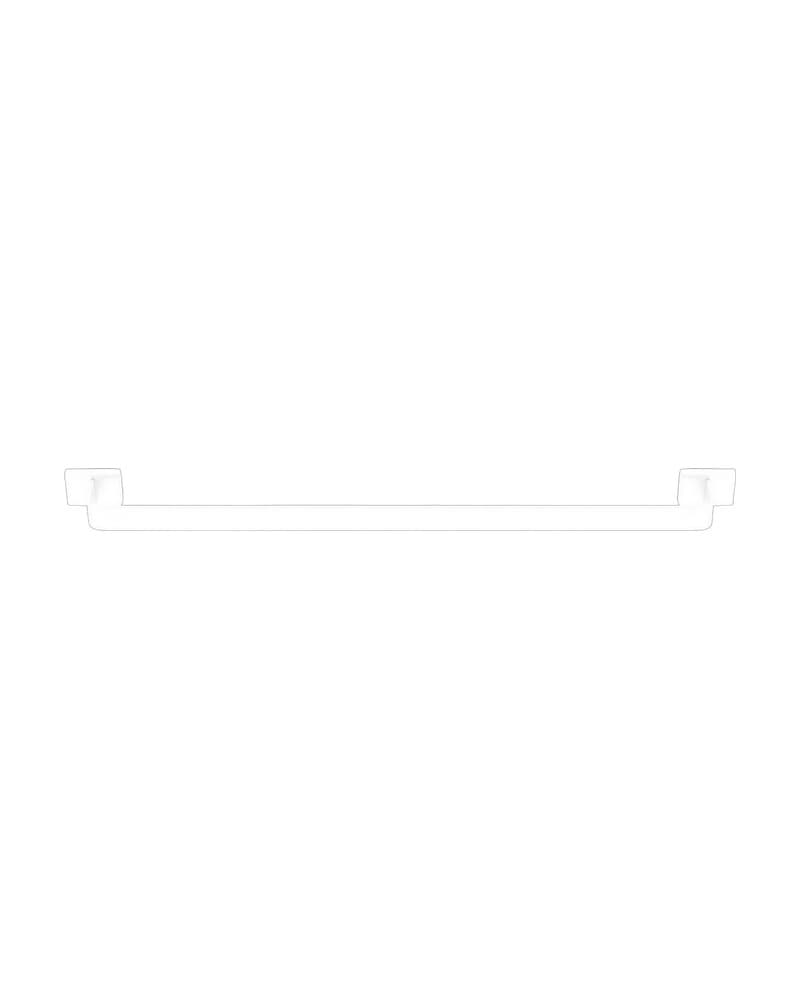 Πετσετοκρεμάστρα Sanco Aegean 26904-60-Μ101 Ματ Λευκό 60x6x3,5cm