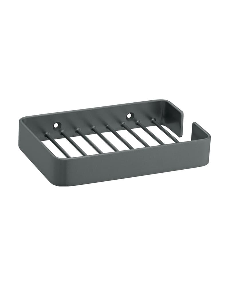 Σαπουνοθήκη Επιτοίχια Sanco Aegean 26932-Μ118 Anthracite Grained 14x9,5x2,5cm