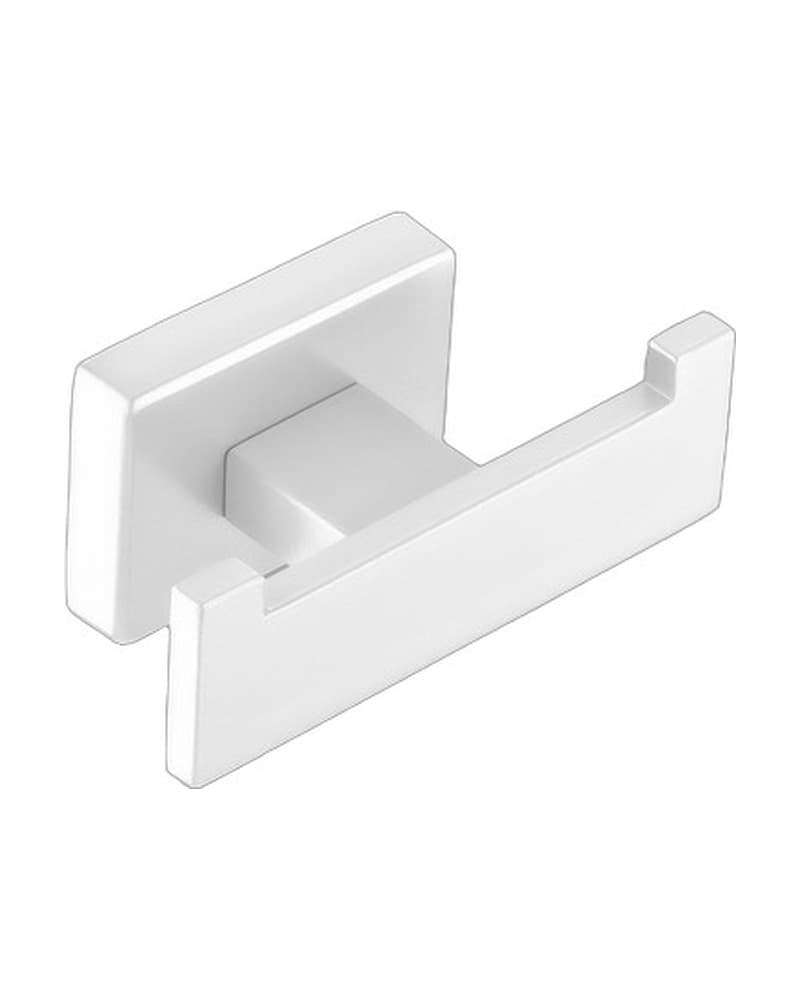 Άγκιστρο Διπλό Sanco Aegean 26948-Μ101 Ματ Λευκό 8x4x3,5cm