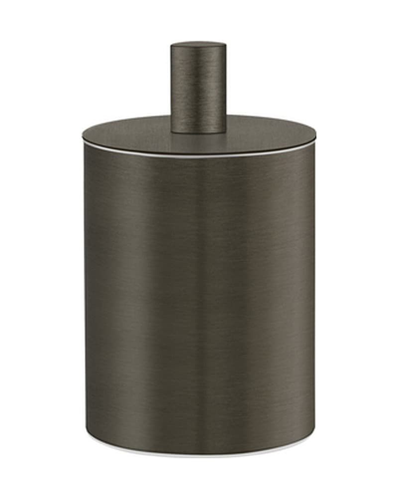 Κουτί Καλλυντικών Sanco Bathroom Set 80101-DM25 Dark Bronze Mat Φ8x13,5cm