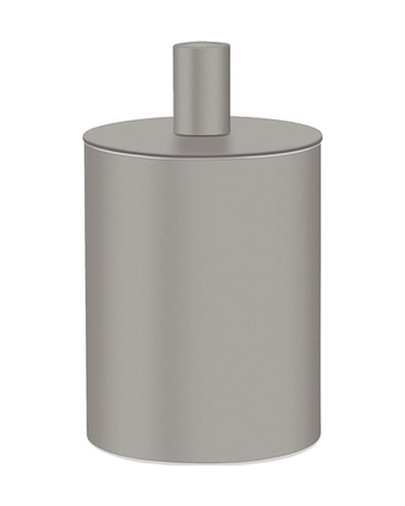 Κουτί Καλλυντικών Sanco Bathroom Set 80101-M104 Cement Gray Mat Φ8x13,5cm