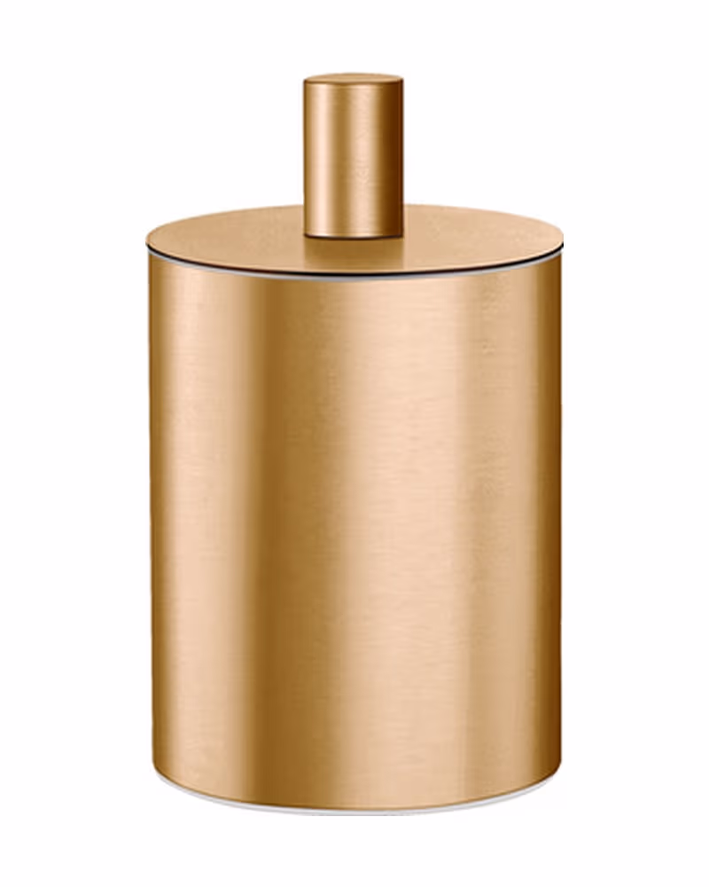 Κουτί Καλλυντικών Sanco Bathroom Set 80101-PVD-01BR PVD Warm Bronze Brushed Φ8x13,5cm