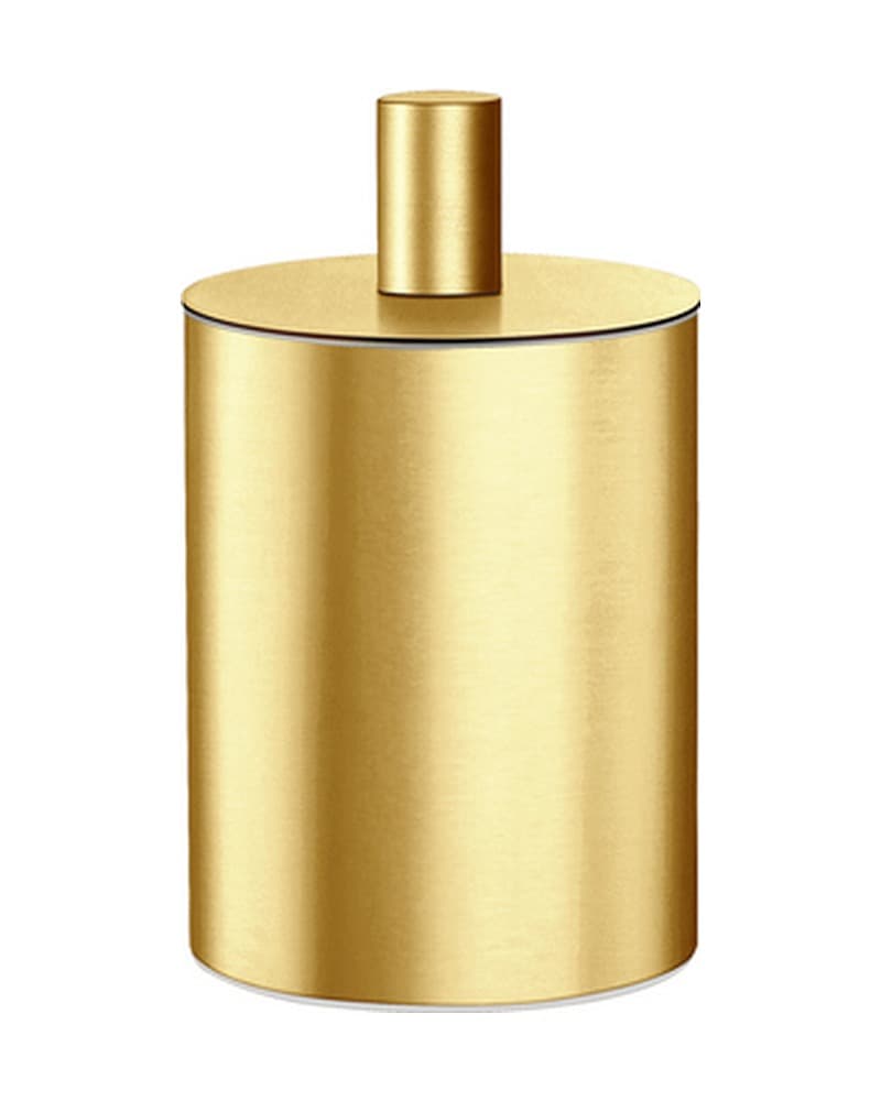Κουτί Καλλυντικών Sanco Bathroom Set 80101-PVD-02BR PVD Golden Brass Brushed Φ8x13,5cm
