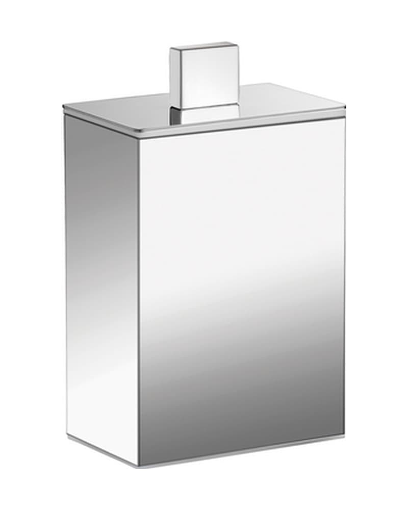 Κουτί Καλλυντικών Sanco Bathroom Set 80102-Α03 Χρώμιο 8x8x13,5cm