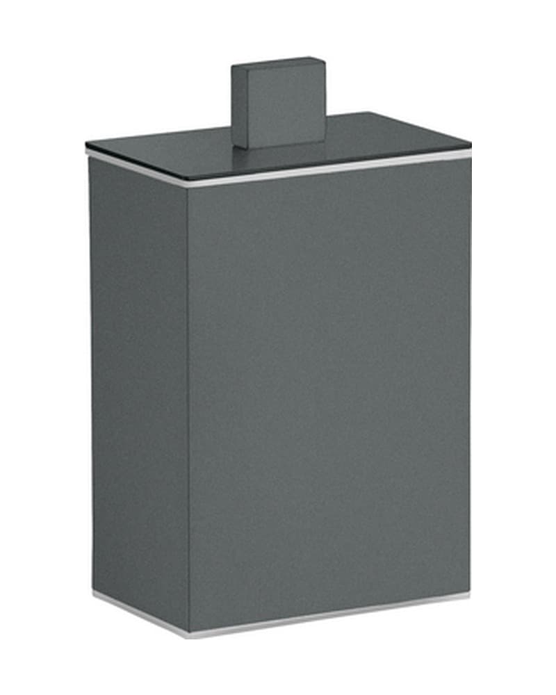 Κουτί Καλλυντικών Sanco Bathroom Set 80102-Μ118 Anthracite Grained 8x8x13,5cm