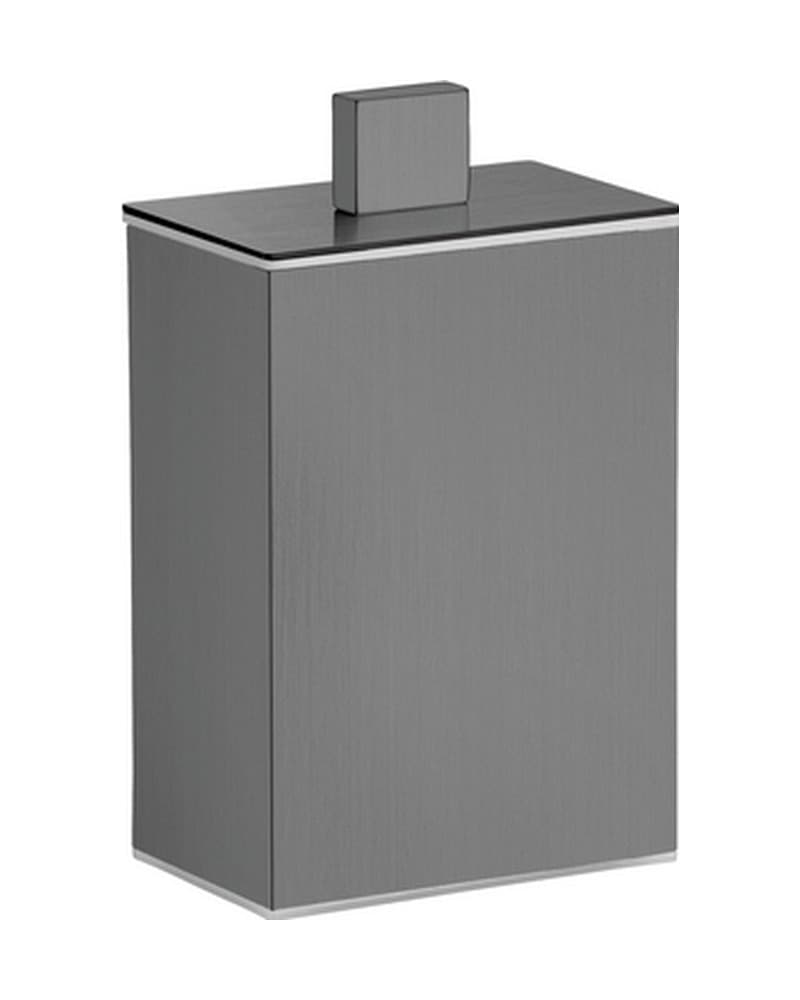 Κουτί Καλλυντικών Sanco Bathroom Set 80102-PVD-05BR PVD Gun Metal Brushed 8x8x13,5cm