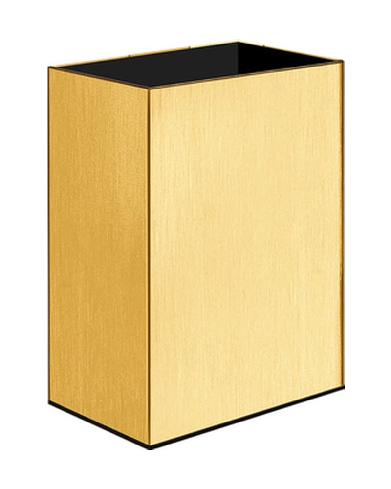 Ποτηροθήκη Επικαθήμενη Sanco 90154-PVD-02BR PVD Golden Brass Brushed 8x5x11cm