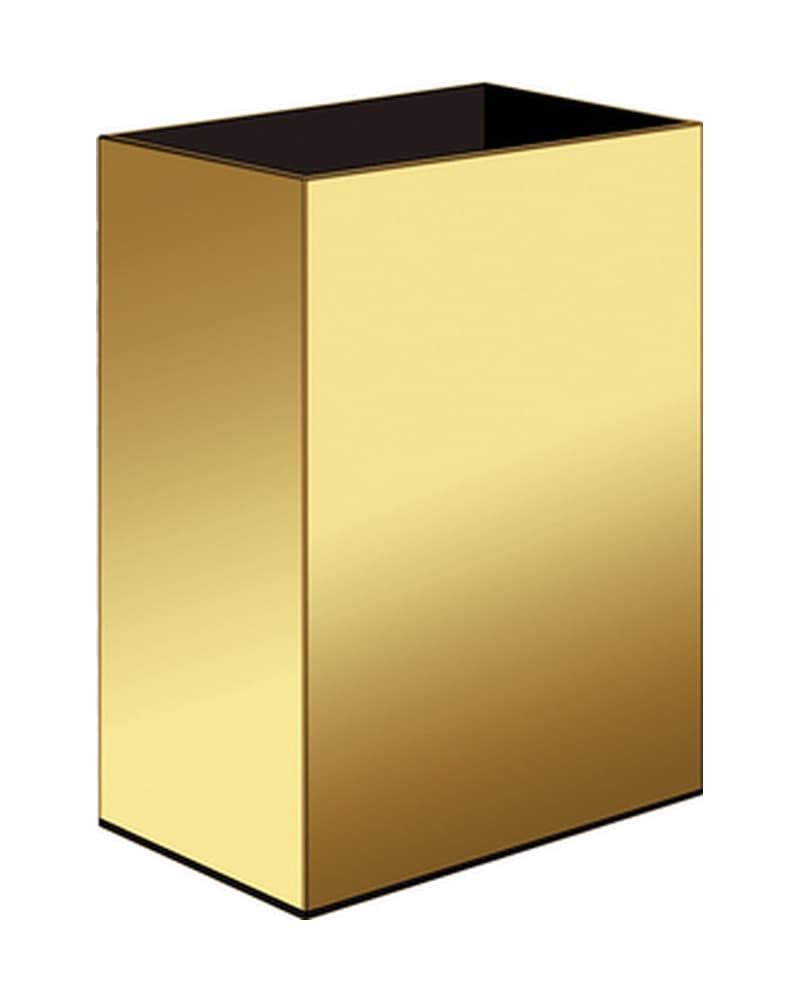 Ποτηροθήκη Επικαθήμενη Sanco 90154-PVD-02PL PVD Golden Brass Polished 8x5x11cm