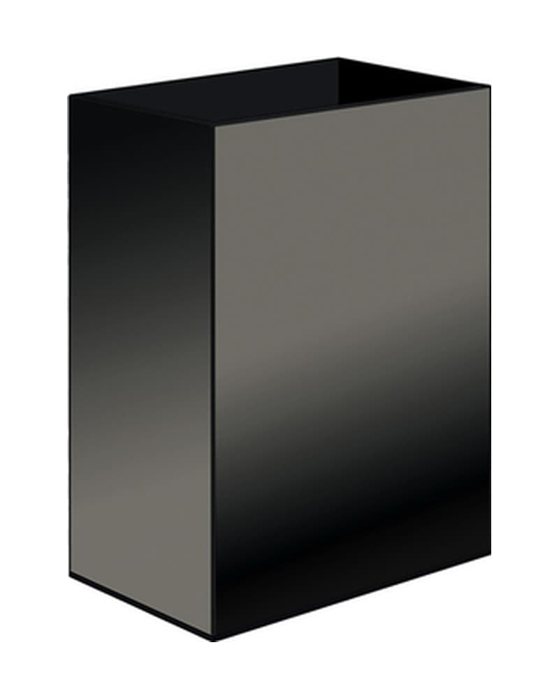 Ποτηροθήκη Επικαθήμενη Sanco 90154-PVD-05PL PVD Gun Metal Polished 8x5x11cm