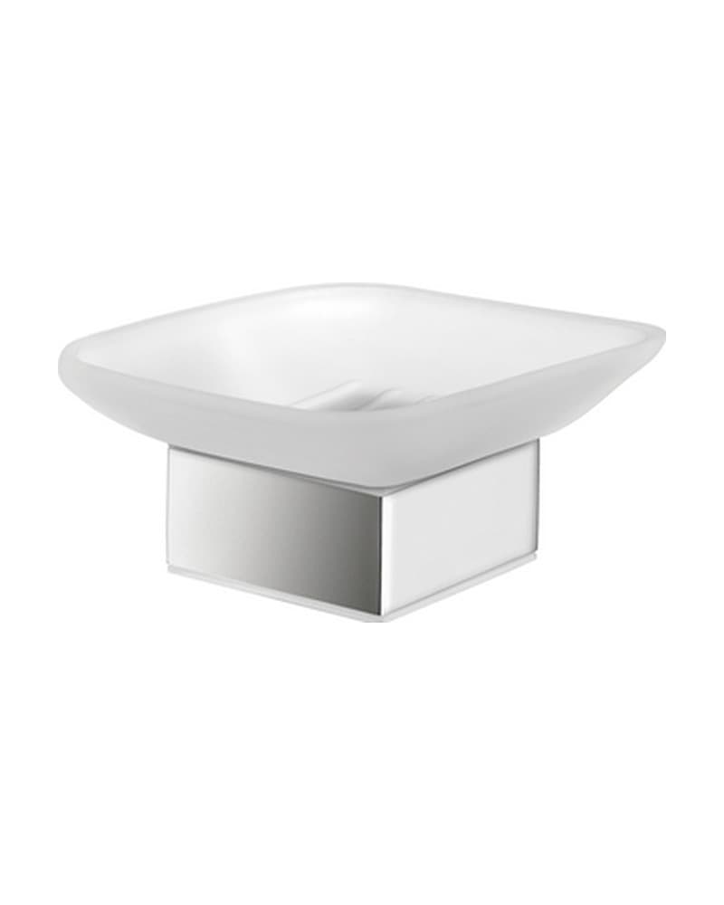 Σαπουνοθήκη Επικαθήμενη Sanco Bathroom Set 90255-Α03 Χρώμιο 10,5x10,5x5cm