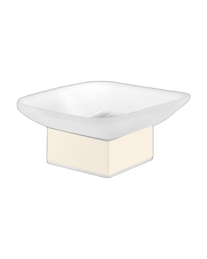 Σαπουνοθήκη Επικαθήμενη Sanco Bathroom Set 90255-Μ102 Beige Mat 10,5x10,5x5cm