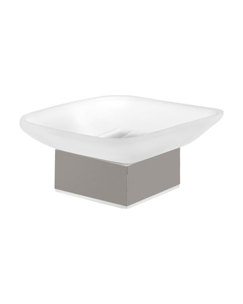 Σαπουνοθήκη Επικαθήμενη Sanco Bathroom Set 90255-M104 Cement Gray Mat 10,5x10,5x5cm