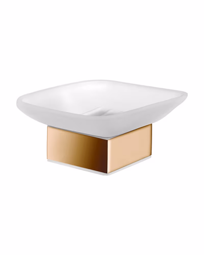 Σαπουνοθήκη Επικαθήμενη Sanco Bathroom Set 90255-PVD-01PL PVD Warm Bronze Polished 10,5x10,5x5cm