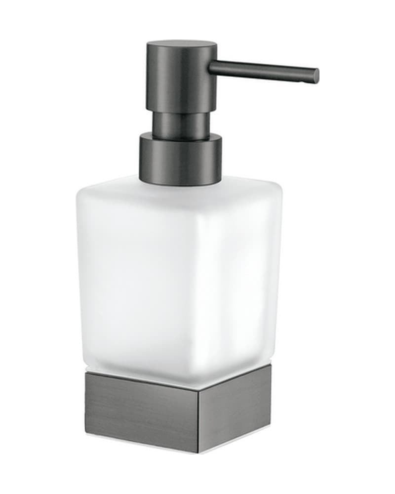 Ντισπένσερ Επικαθήμενο Sanco Bathroom Set 90355-PVD-05BR PVD Gun Metal Brushed 6,5x6,5x16cm
