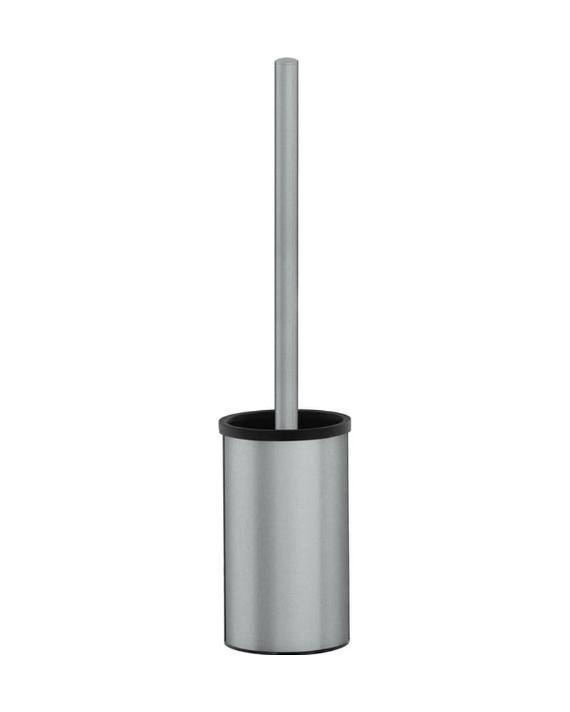 Πιγκάλ Επιτοίχιο (ανοιχτού τύπου) Sanco Toilet Brush Holders 90593-Μ118 Anthracite Grained Φ9x36cm