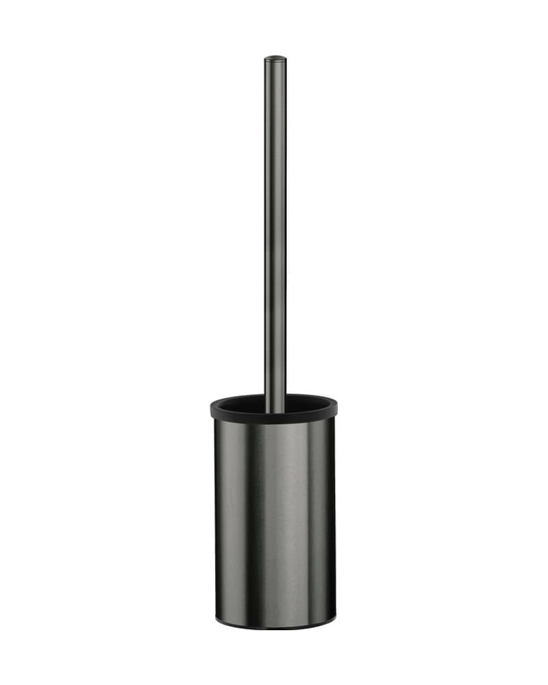 Πιγκάλ Επιτοίχιο (ανοιχτού τύπου) Sanco Toilet Brush Holders 90593-PVD-05BR PVD Gun Metal Brushed Φ9x36cm
