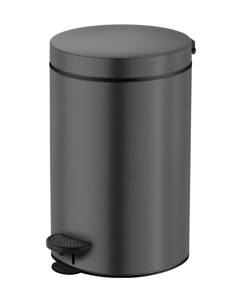 Χαρτοδοχείο 12lt Sanco Waste Bins 90611-122 Graphite Dark Φ25x40cm