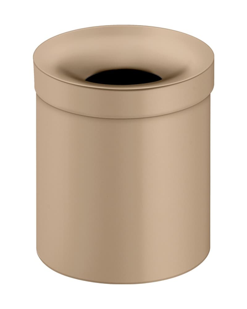 Χαρτοδοχείο 5lt Sanco Open Bins 90650-M103 Mocha Mat Φ20,5x24,5cm