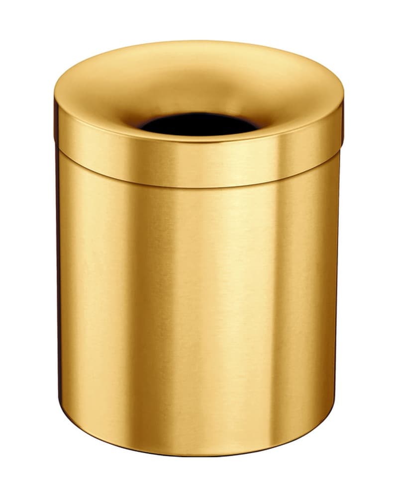 Χαρτοδοχείο 5lt Sanco Open Bins 90650-PVD-02BR PVD Golden Brass Brushed Φ20,5x24,5cm