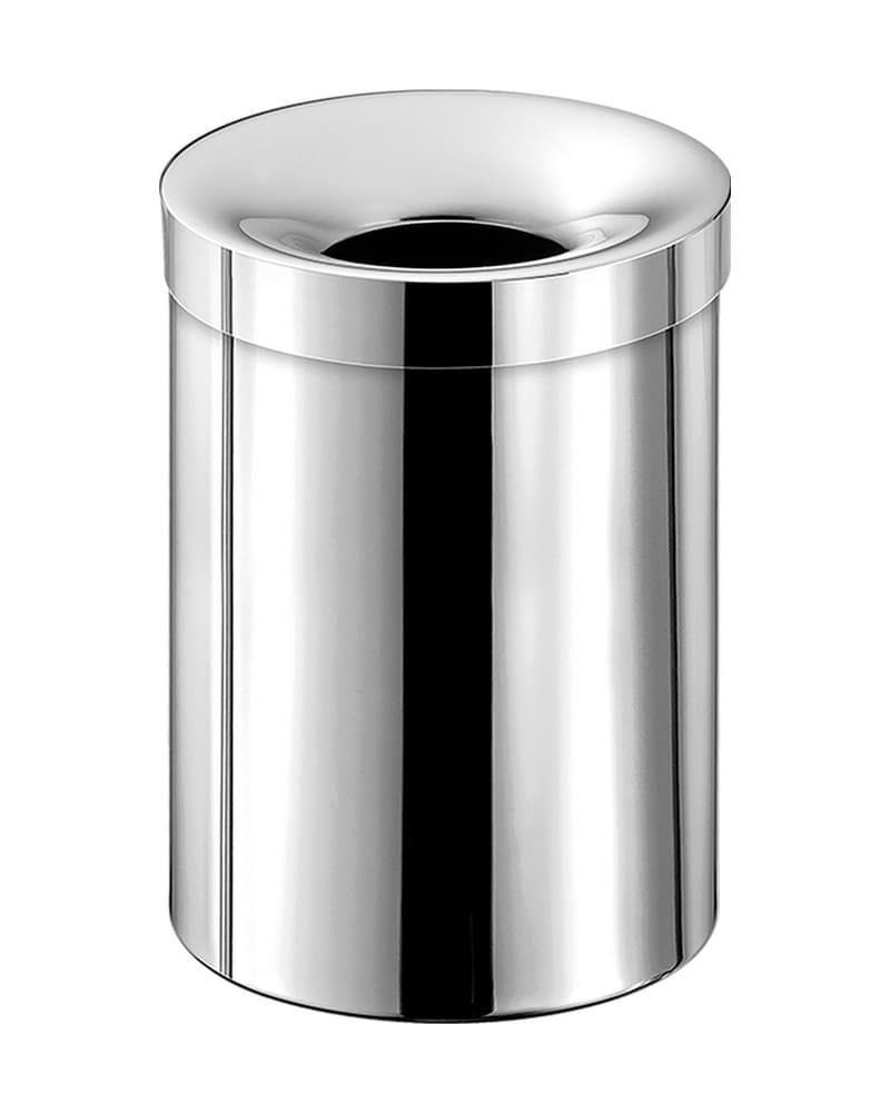 Χαρτοδοχείο 12lt Sanco Open Bins 90654-Α03 Χρώμιο Φ25x38,5cm