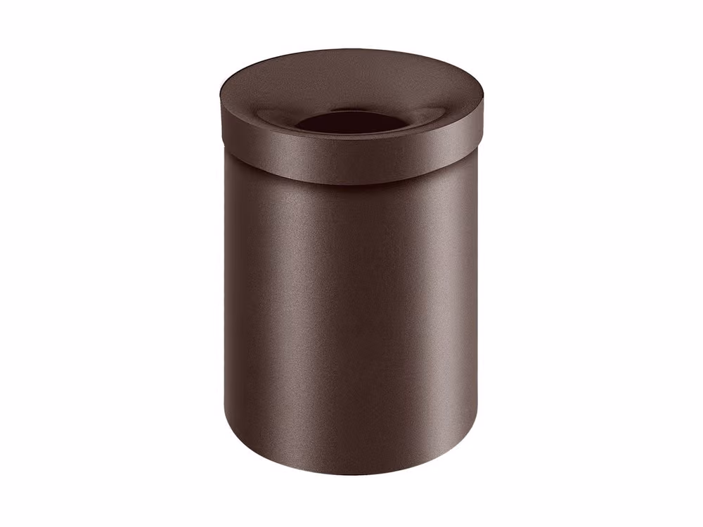 Χαρτοδοχείο 12lt Sanco Open Bins 90654-Α75 Wenge Grained Φ25x38,5cm