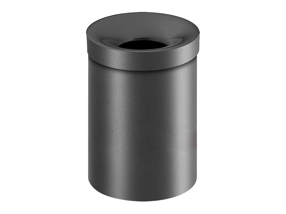 Χαρτοδοχείο 12lt Sanco Open Bins 90654-Μ118 Anthracite Grained Φ25x38,5cm