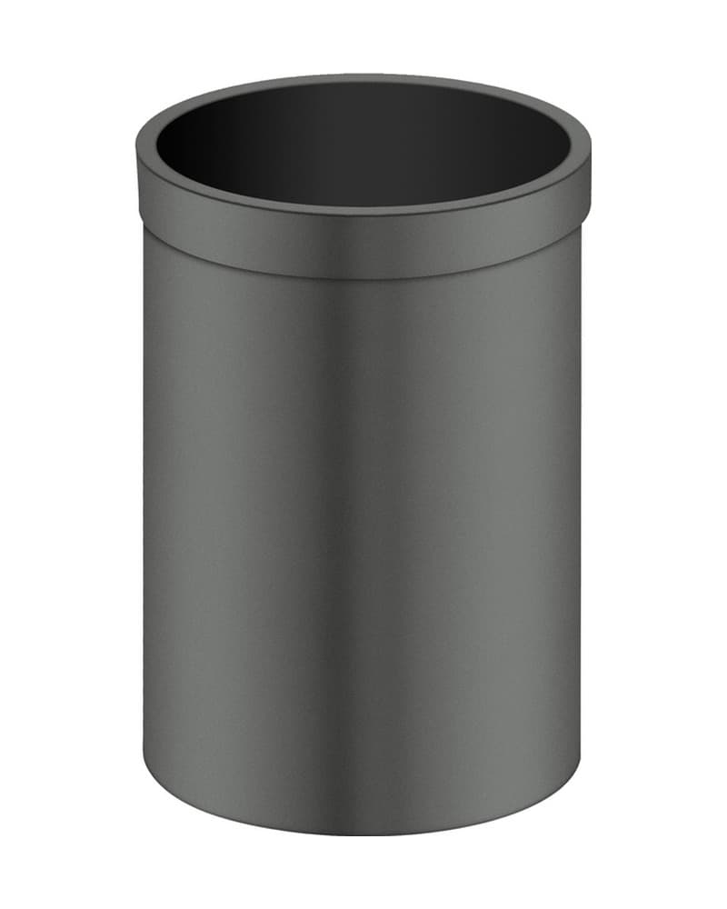 Χαρτοδοχείο 12lt Sanco Open Bins 90664-Μ118 Anthracite Grained Φ25x38,5cm