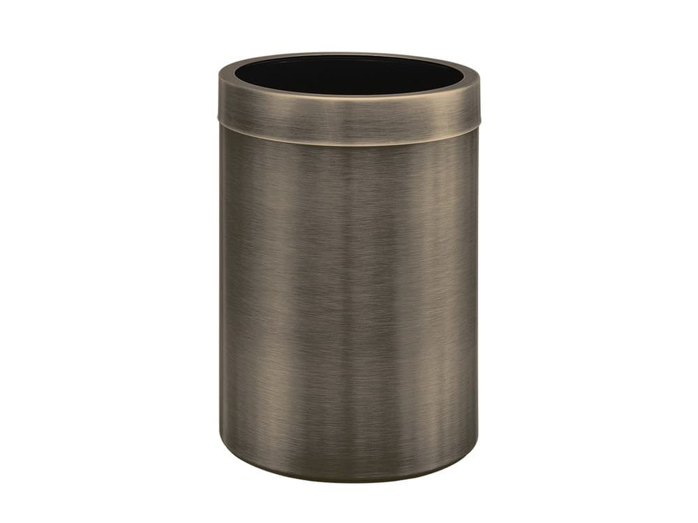 Χαρτοδοχείο 12lt Sanco Open Bins 90664-DM25 Dark Bronze Mat Φ25x38,5cm