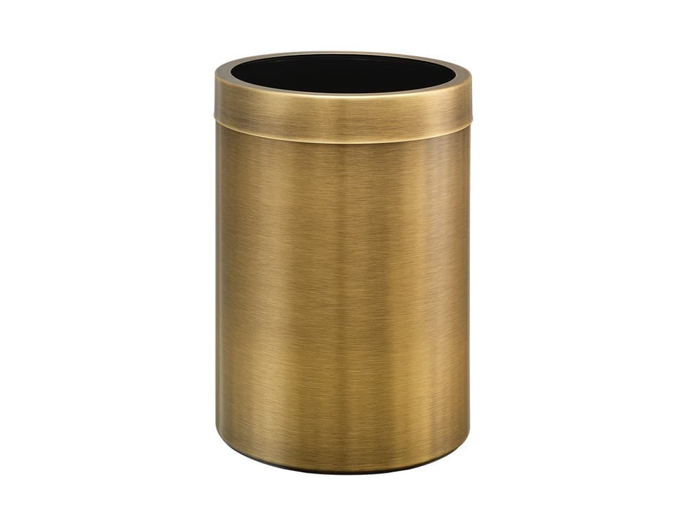 Χαρτοδοχείο 12lt Sanco Open Bins 90664-Μ25 Bronze Mat Φ25x38,5cm