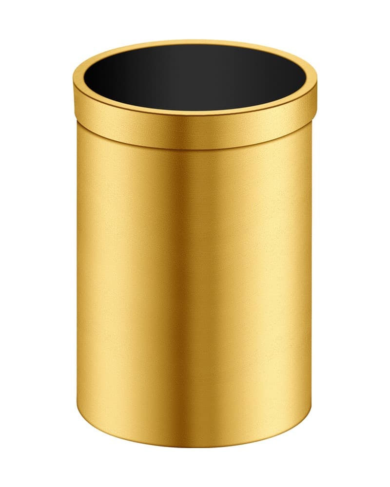 Χαρτοδοχείο 12lt Sanco Open Bins 90664-PVD-02BR PVD Golden Brass Brushed Φ25x38,5cm