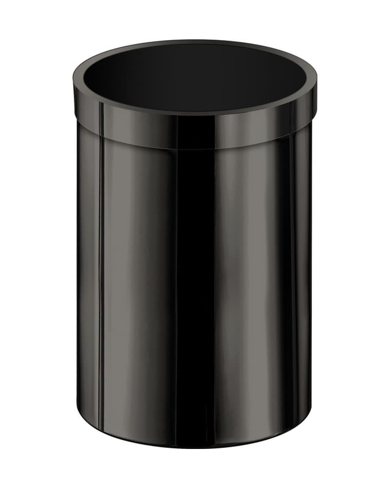 Χαρτοδοχείο 12lt Sanco Open Bins 90664-PVD-05PL PVD Gun Metal Polished Φ25x38,5cm